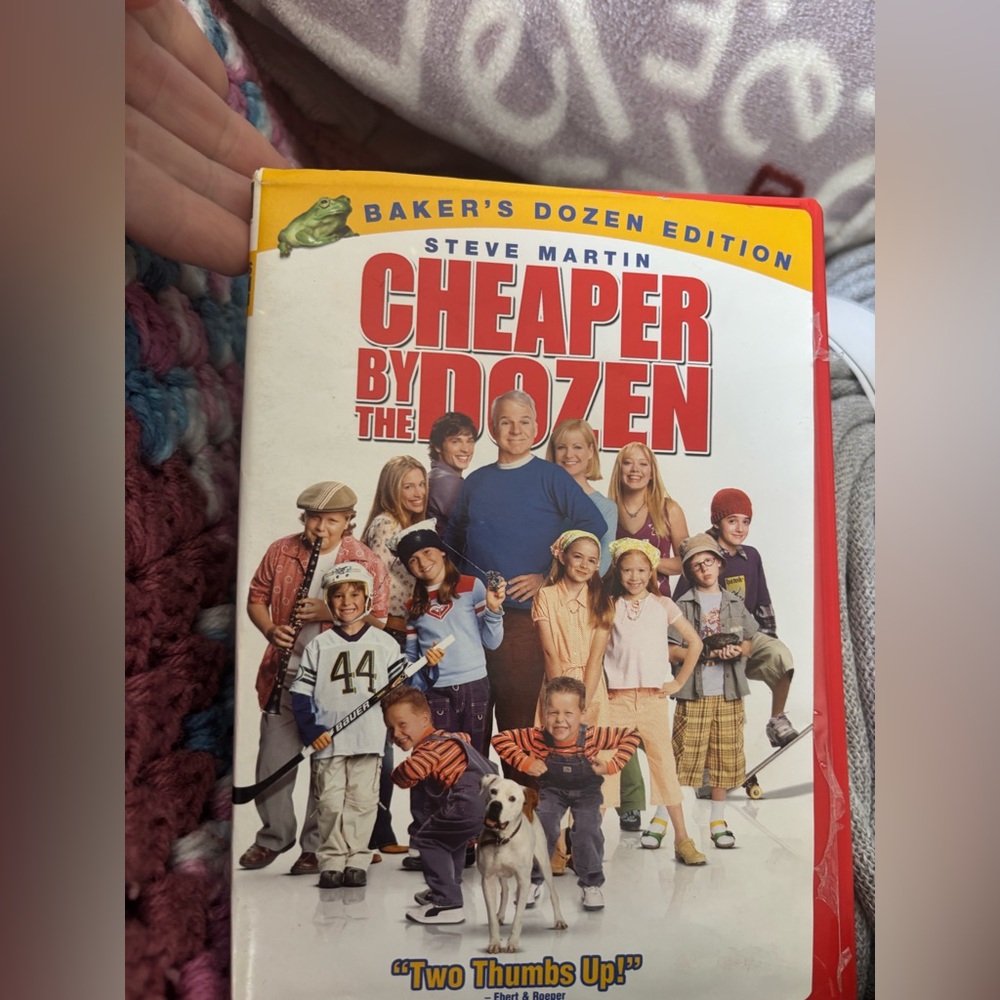 Cheaper By the Dozen movie dvd